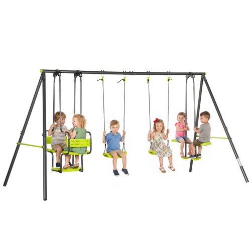 Outsunny garden swing set - garden,