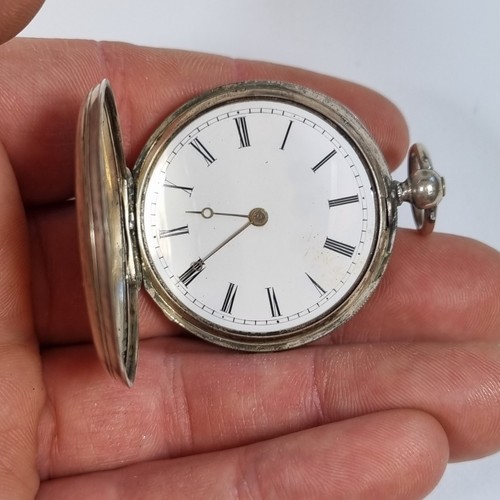 Antique unmarked silver cased - unmarked,