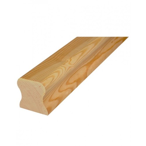 Stair handrail pine grooved - pine,