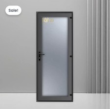 PVC Single Door Clear Glass &