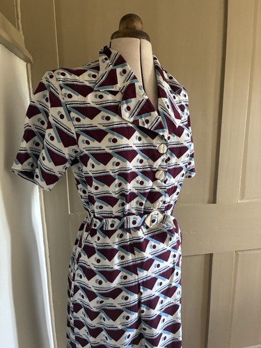 Vintage 1930s 1940s - , geometric