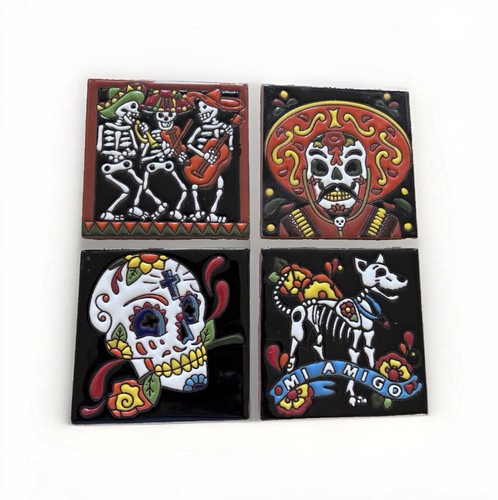 Set mexican hand painted - of,
