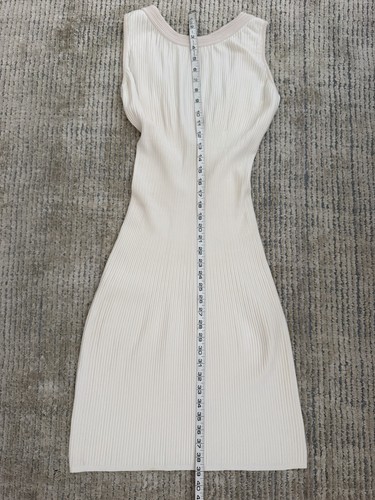 Alaia ribbed knit dress low - alaia,