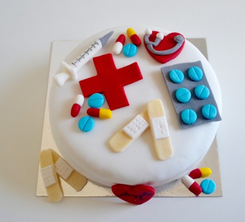 Medical edible cake topper - edible,