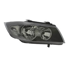 Headlight BMW 3 Series E90 & E91 2005-2008 Black Inner Headlamp Drivers Side