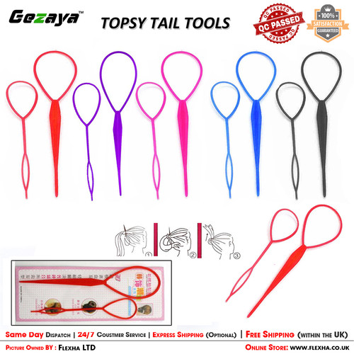 Topsy tail hair - hair, ponytail