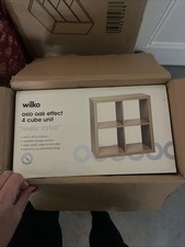 Oslo Oak Effect 4 Cube Unit