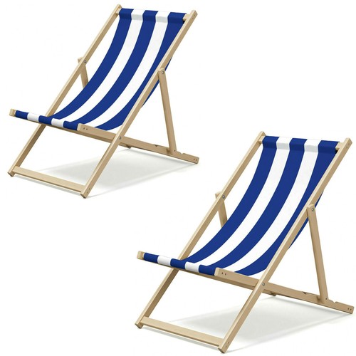 Wooden deck folding chair - wooden,