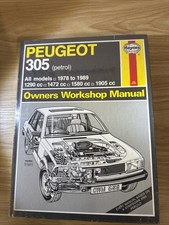 Peugeot 305 Petrol all models
