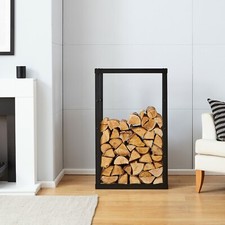 Neo Firewood Log Rack Black