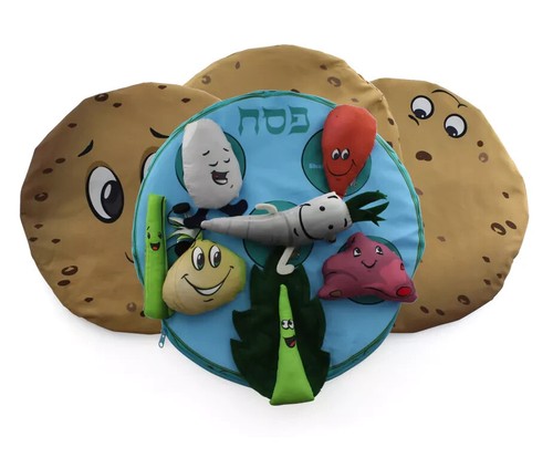 Plush seder plate - plate, children