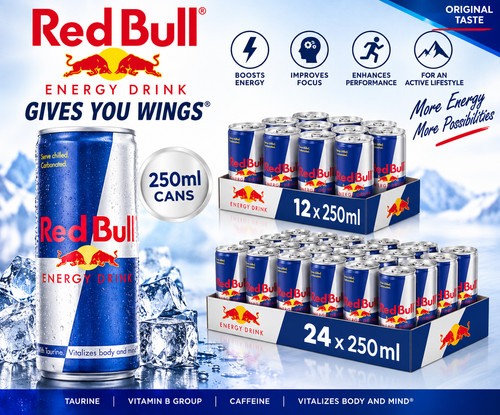Red bull energy - red, 250ml
