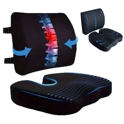 Lumbar back support cushion - back, +