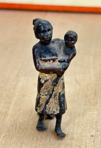 Antique miniature cold painted - antique,