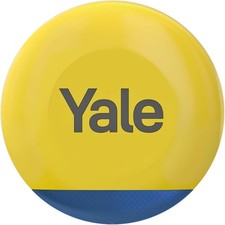 Yale Outdoor Siren Yellow | Up to 100dB Adjustable Siren | Flashing LED Lights |