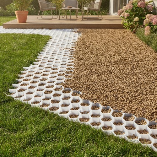Core drive gravel grid - core,