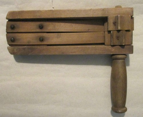 Ww2 wooden gas rattle - ww2, (arp)