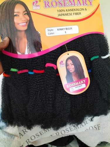 Afro kinky bulk - afro, synthetic