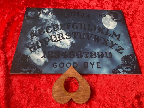 Wooden ouija board game - wooden,