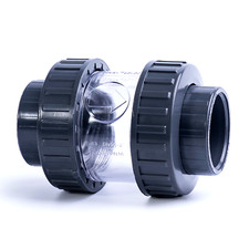 PVC CLEAR SIGHT GLASS METRIC
