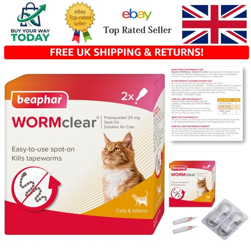 Wormclear spot for cats - for, &