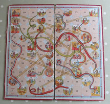VINTAGE SNAKES AND LADDERS