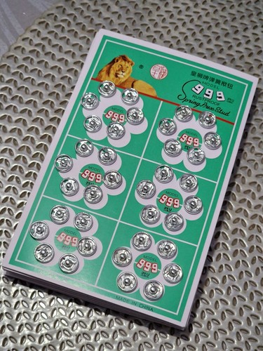 Press studs snap fasteners - snap,
