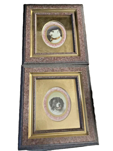 Antique dogs landseer - ,