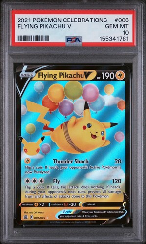 Psa flying pikachu - 10,