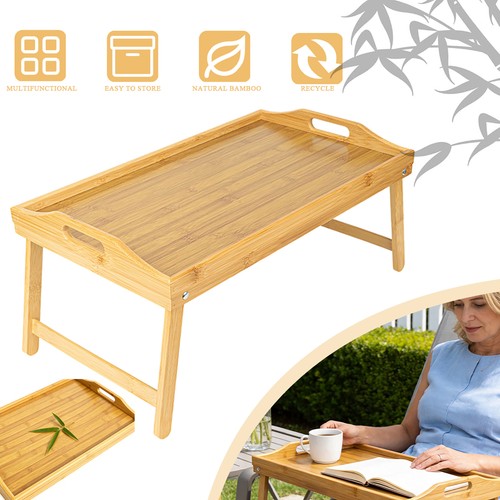 Bamboo folding serving tray - folding,