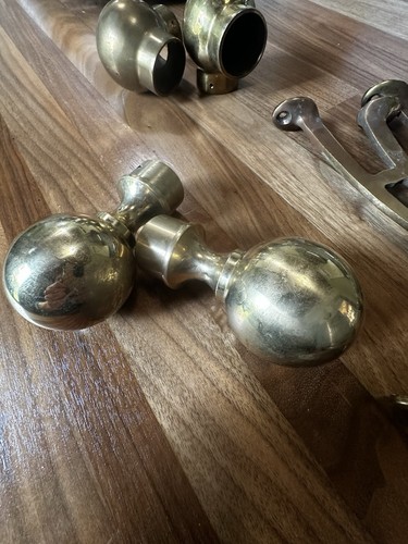 Set polished brass ball - polished,