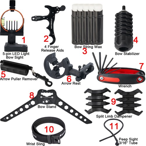 Compound bow accessories - bow,