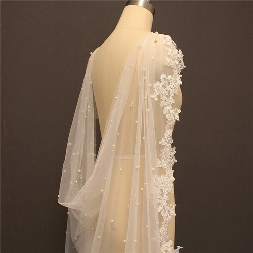 Pearls bridal wedding cape - wedding,