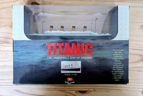 Vintage titanic model - vintage, the
