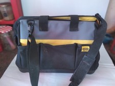 STANLEY tool bag rigid base shoulder strap VGC