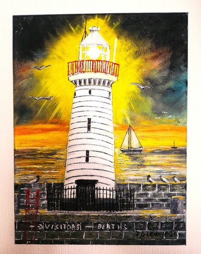 Donaghadee lighthouse oil - donaghadee,