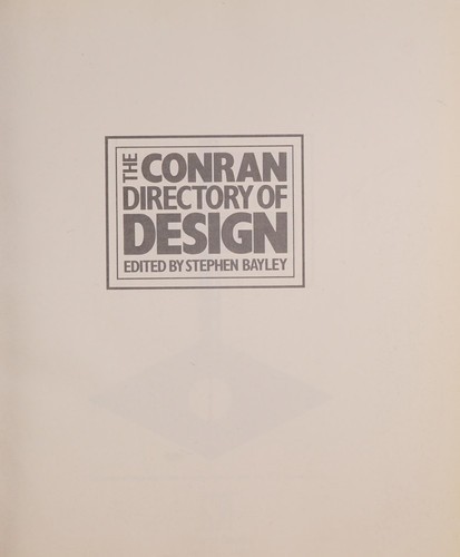 The conran directory - of, design