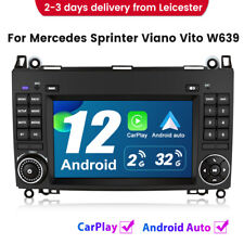 For Mercedes Sprinter Viano Vito W639 Carplay Head Unit Car Radio GPS SAT NAV BT