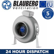 4 to 12" Inline Centrifugal extractor Fan with EC Motor for bathroom ventilation