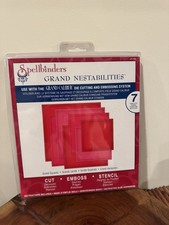 Spellbinders grand Nestabilities Classic Grand Square Large7 LF 127