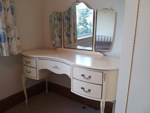 Vintage french dressing table - vintage,