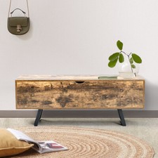 Retro Wooden Ottoman Chest