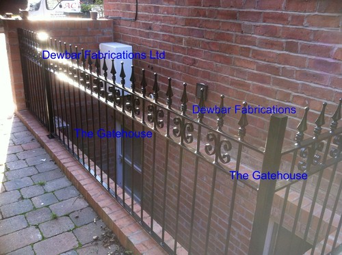 Wrought iron railings - wrought,