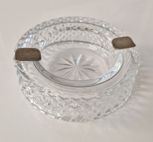 Vintage clear cut - clear, glass
