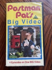1986 Postman Pat Big Video VHS Cassette Tape Original Box Vintage Tested