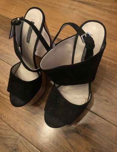 Zara cork look platform - cork,