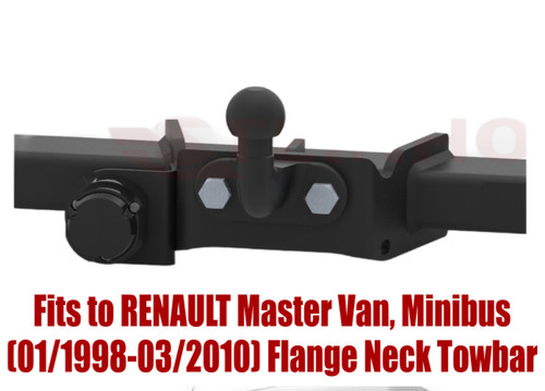 Flange neck tow - flange, for