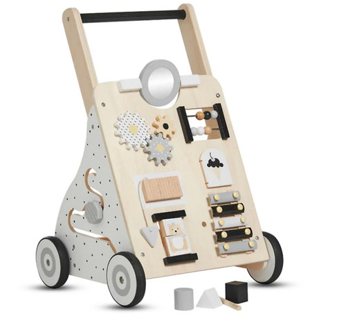 Montessori wooden baby walker - baby,