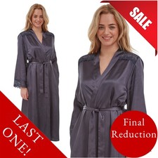 Plain Silver Grey Satin Lace