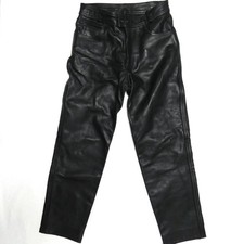 Richa Black Leather Motorcycle